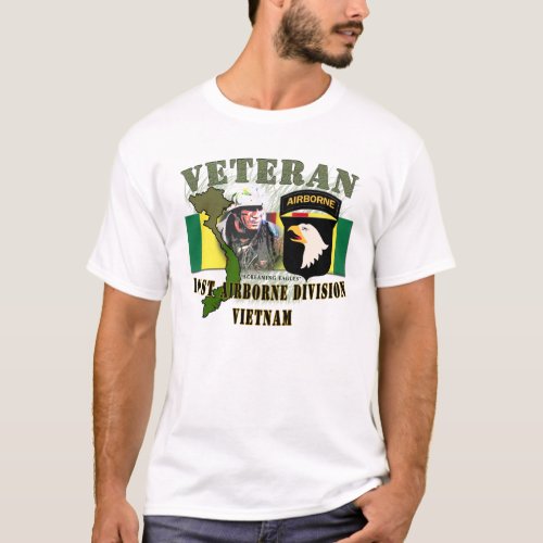 101st Airborne Div _ Vietnam no CIB T_Shirt