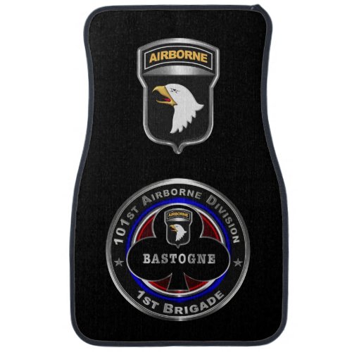 101st Airborne Division 1st Brigade âBastogneâ Car Floor Mat