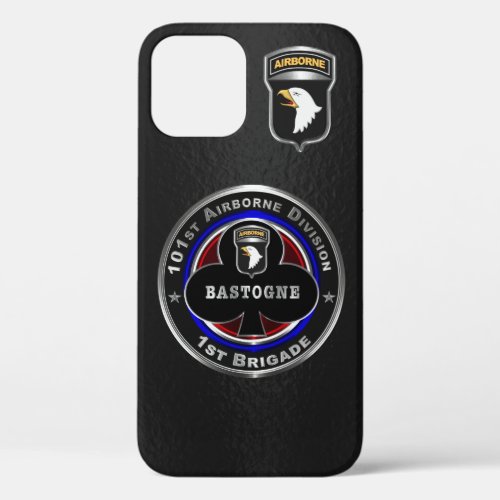 101st Airborne Division 1st Brigade Bastogne iPhone 12 Case