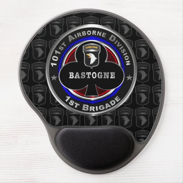 101st Airborne Division 1st Brigade ‘Bastogne’ Gel Mouse Pad (Front)