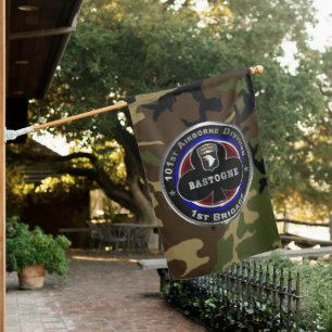 101st Airborne Division 1st Brigade Bastogne House Flag