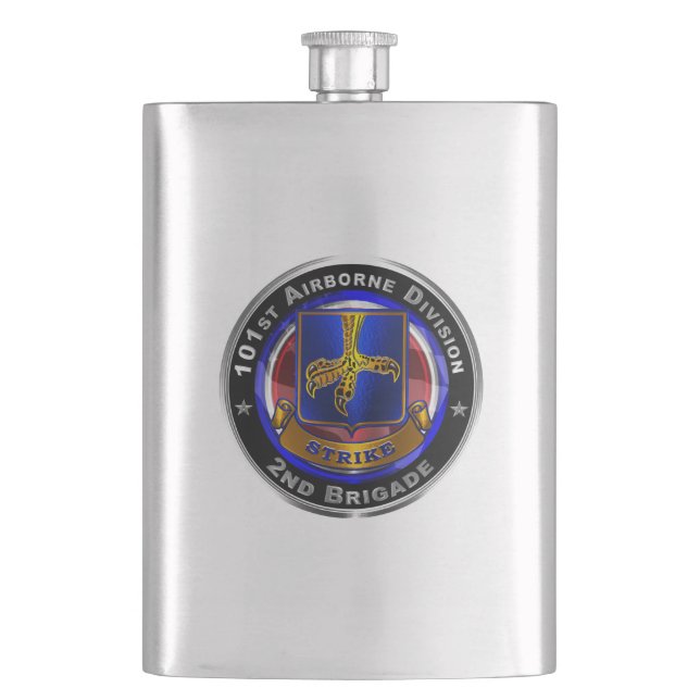 101st Airborne Division 2nd Brigade ‘STRIKE’ Flask (Front)