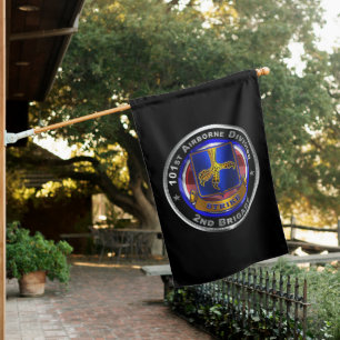 101st Airborne Division 2nd Brigade Strike House Flag
