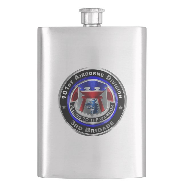 101st Airborne Division 3rd Brigade ‘RAKKASANS’ Flask (Front)
