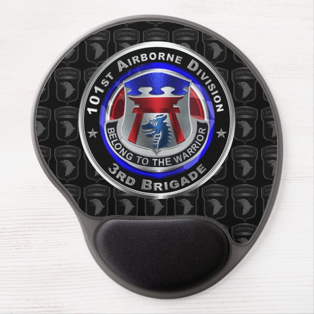 101st Airborne Division 3rd Brigade ‘RAKKASANS’ Gel Mouse Pad (Front)