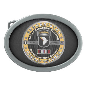 101st Airborne Division Afghanistan Belt Buckle