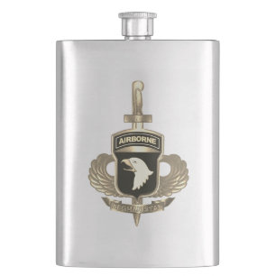 101st Airborne Division “Afghanistan Veteran” Flas Flask
