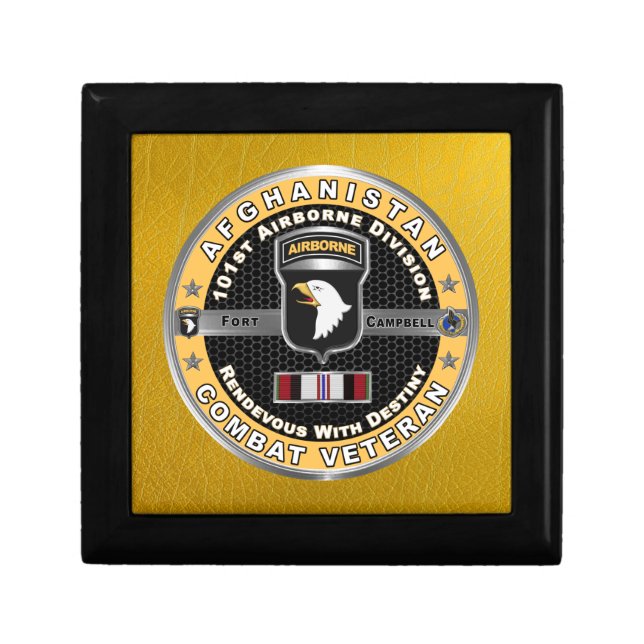 101st Airborne Division Afghanistan Veteran Gift Box (Front)