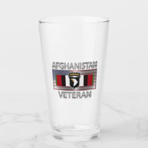 101st Airborne Division Afghanistan Veteran Glass