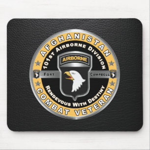101st Airborne Division Afghanistan Veteran Mouse Pad