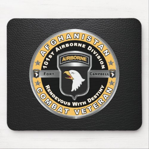 101st Airborne Division Afghanistan Veteran  Mouse Pad