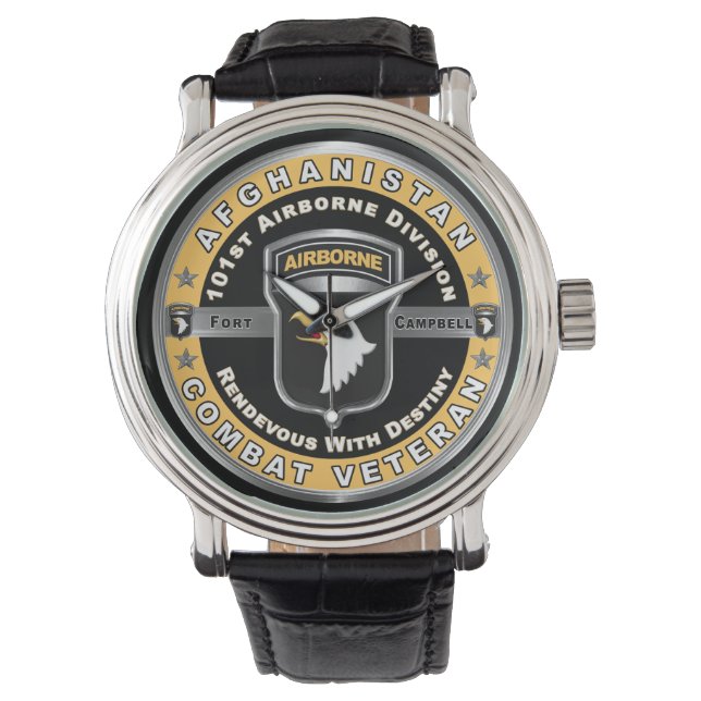 101st Airborne Division Afghanistan Veteran Watch (Front)