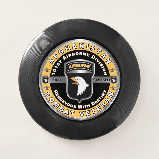 101st Airborne Division Afghanistan Veteran Wham-O Frisbee (Front)