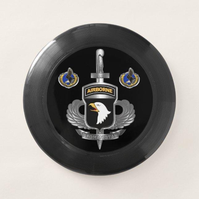 101st Airborne Division Afghanistan Veteran Wham-O Frisbee (Front)