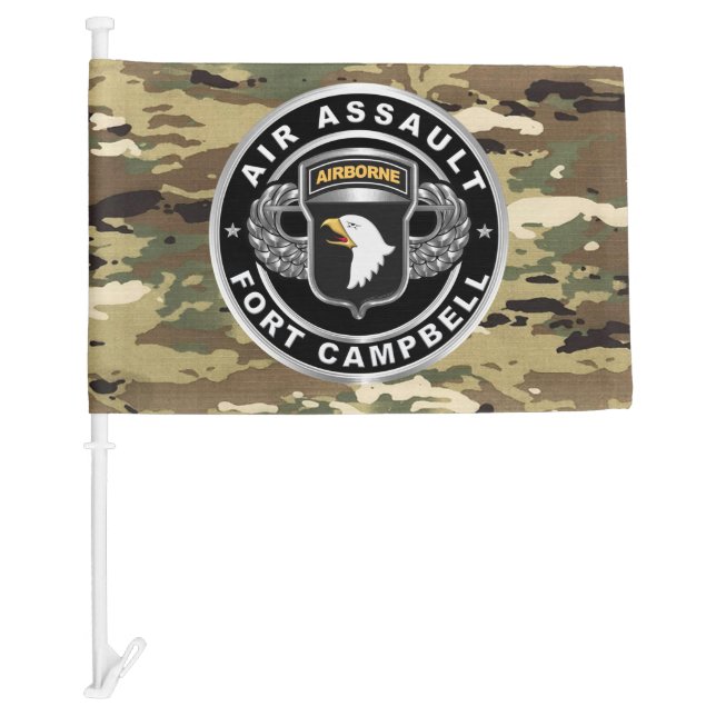 101st Airborne Division Air Assault Car Flag (Front)