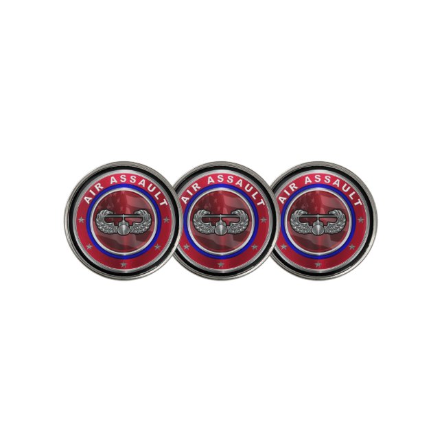 101st Airborne Division Air Assault Custom Golf Ball Marker (3 Up)