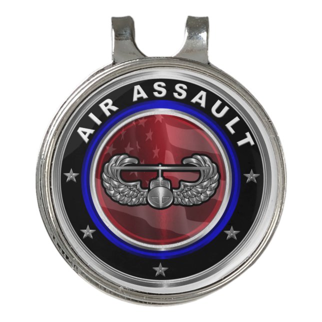 101st Airborne Division Air Assault  Golf Hat Clip (Front)