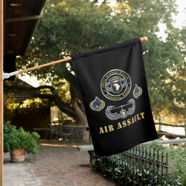 101st Airborne Division Air Assault House Flag (In SItu)