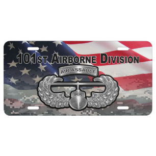101st Airborne Division Air Assault License Plate