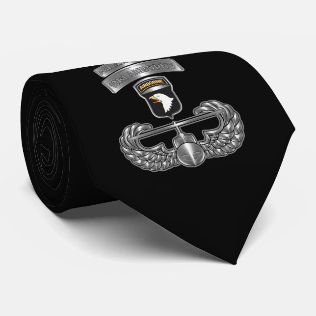 101st Airborne Division  Air Assault Neck Tie (Rolled)