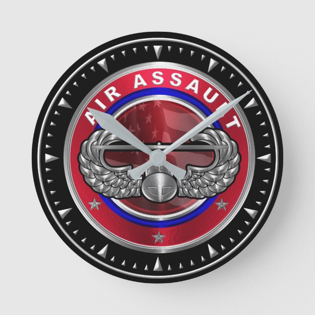 101st Airborne Division Air Assault  Round Clock (Front)