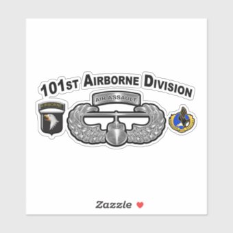 101st Airborne Division Air Assault Sticker | Zazzle