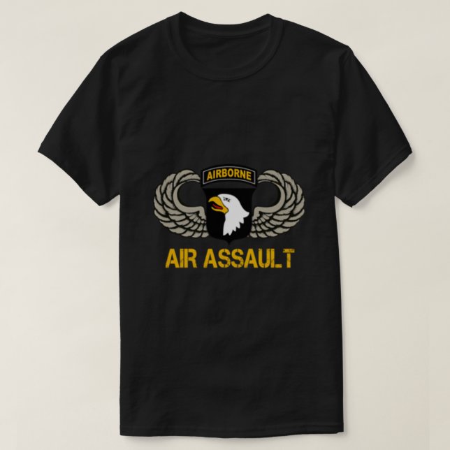 101st Airborne Division Air Assault  T-Shirt (Design Front)