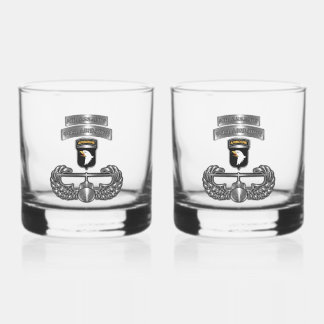 101st Airborne Division Air Assault Whiskey Glass