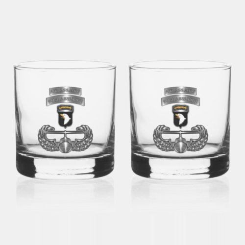 101st Airborne Division Air Assault Whiskey Glass