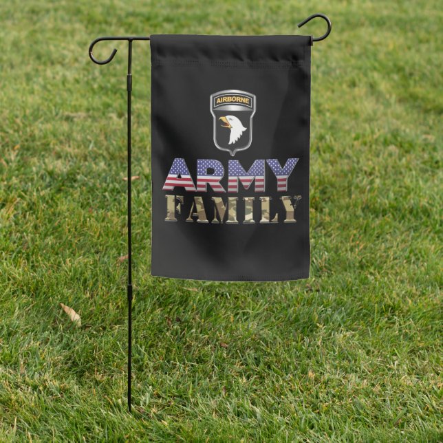 101st  Airborne Division Army Family  Garden Flag (In SItu)
