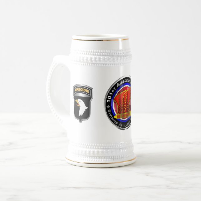 101st Airborne Division Artillery Brigade  Beer Stein (Front Left)