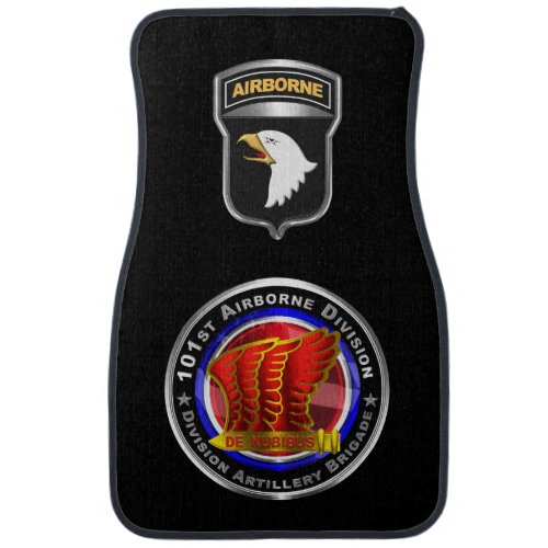 101st Airborne Division Artillery Brigade  Car Floor Mat