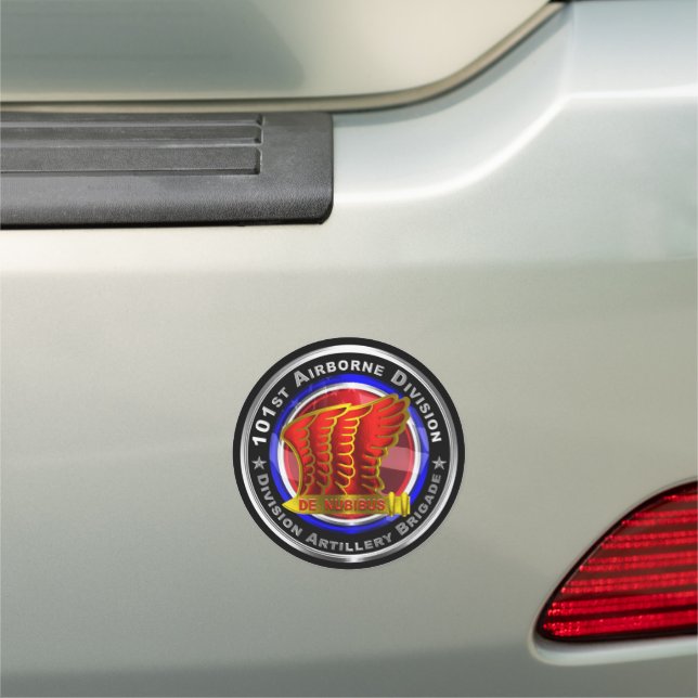 101st Airborne Division Artillery Brigade  Car Magnet (In Situ)