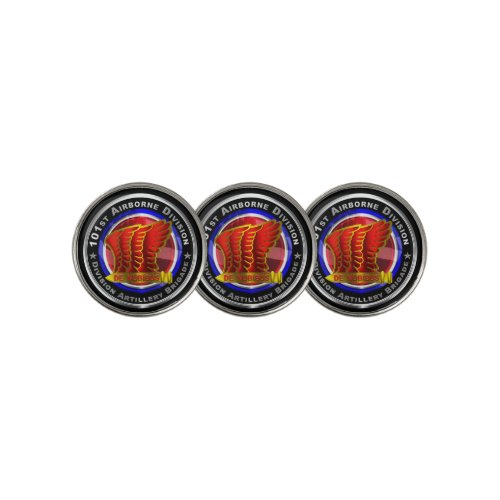 101st Airborne Division Artillery Brigade  Golf Ball Marker