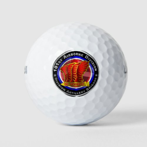 101st Airborne Division Artillery Brigade  Golf Balls