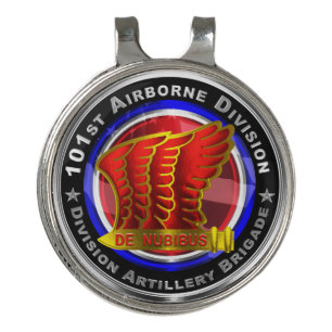101st Airborne Division Artillery Brigade Golf Hat Clip