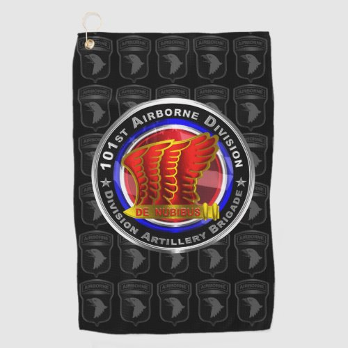 101st Airborne Division Artillery Brigade  Golf Towel
