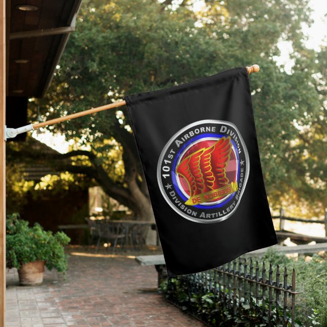 101st Airborne Division Artillery Brigade  House Flag (In SItu)