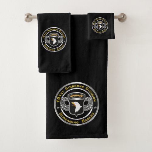 101st Airborne Division  Bath Towel Set