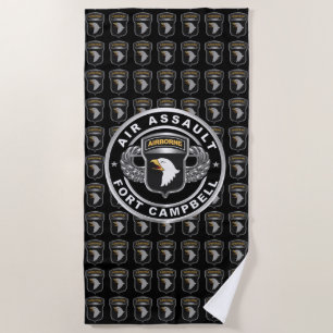 101st Airborne Division Beach Towel