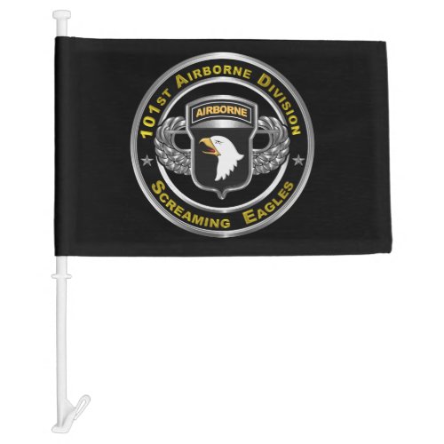 101st Airborne Division  Car Flag