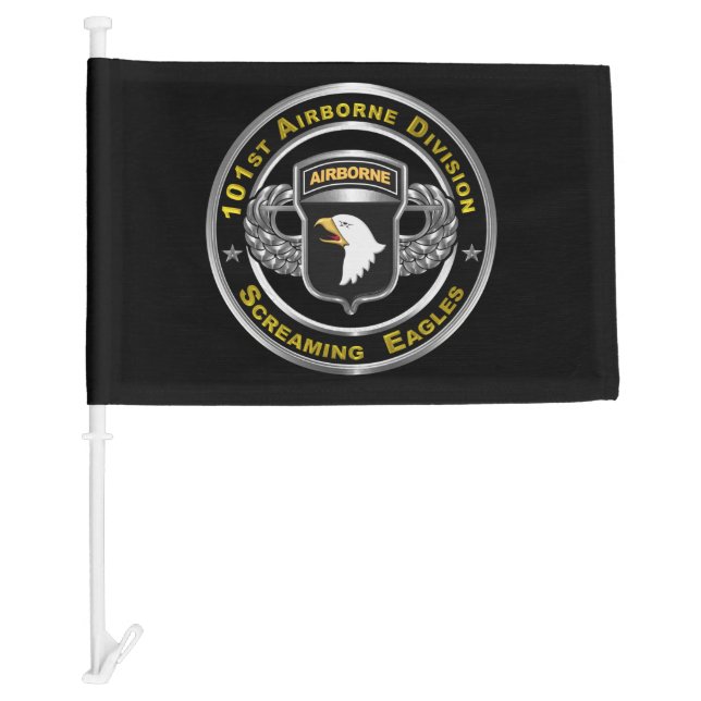 101st Airborne Division  Car Flag (Front)