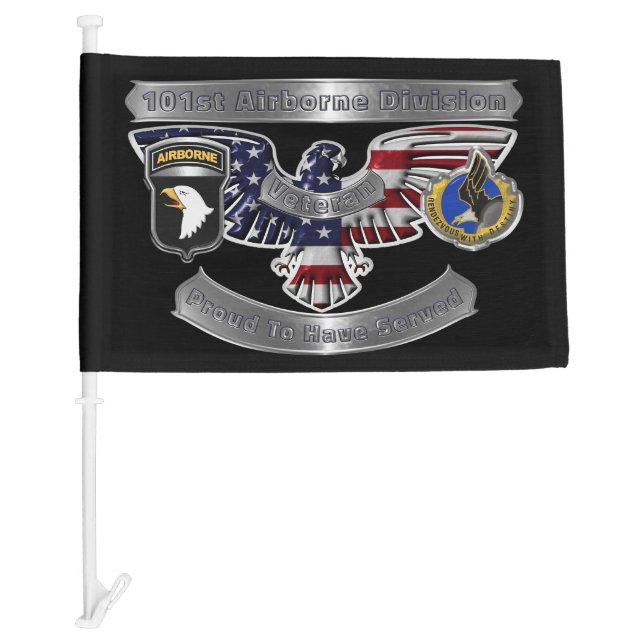 101st Airborne Division  Car Flag (Front)