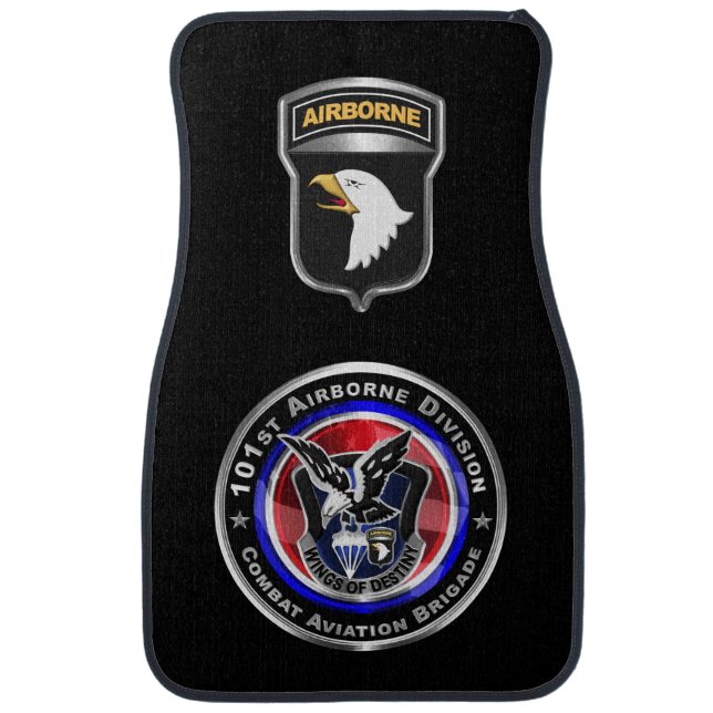 101st Airborne Division Car Floor Mat (Front)