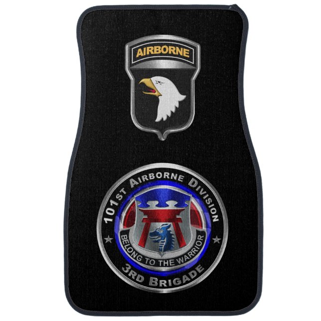 101st Airborne Division Car Floor Mat (Front)