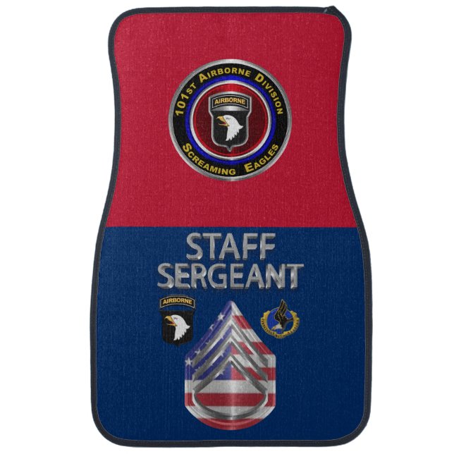 101st Airborne Division Car Floor Mat (Front)