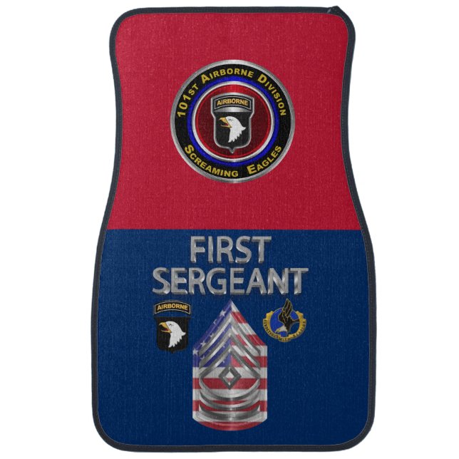 101st Airborne Division Car Floor Mat (Front)