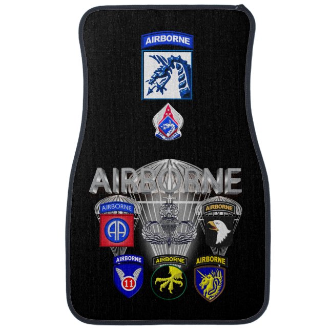 101st Airborne Division Car Floor Mat (Front)