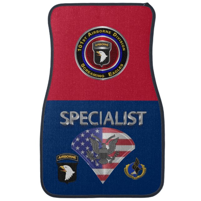 101st Airborne Division Car Floor Mat (Front)