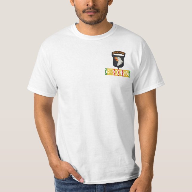 101st Airborne Division CH-47 Chinook Pilot Shirt (Front)